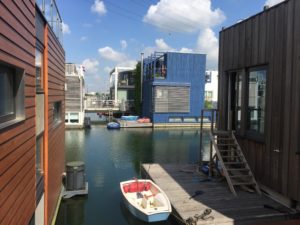 IJburg: individual floating houses on Steigereiland